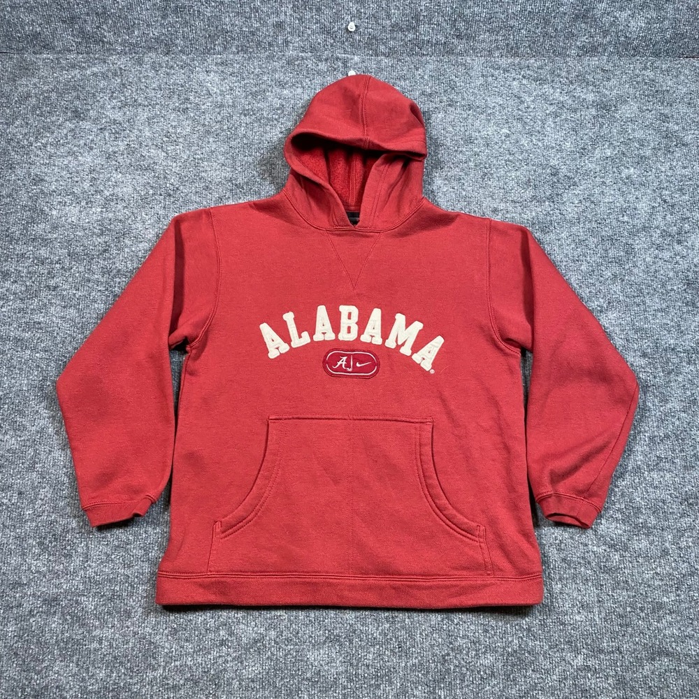Nike Team Alabama Crimson Tide Red Youth Hoodie Size M 12-14 Pullover